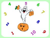 Printable game – ghost game for Halloween