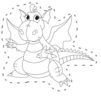 January Curriculum Dragon puppet for preschool Chinese New Year