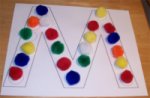 January Preschool Curriculum Color Theme Letter M Color Game
