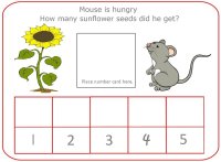 Mouse Is Hungry Math Activity