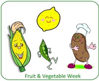 Preschool November Poster for Fruit & Vegetable unit