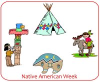 Preschool November Poster for Native American unit