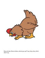 Brown Chicken – Page 2 from the farm animal story