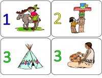 Native American Numbers Activity – Indian Activity