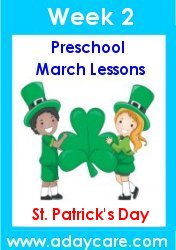 March Preschool Curriculum – St. Patrick’s Day Theme Lesson Plans
