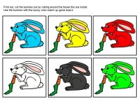 Preschool Activity Bunny Cards