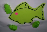 Sort the yellow and green fish activity for toddlers ages 18 – 36 months.