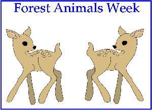 March Curriculum Poster For Forest Animals Week