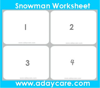 Snowman Sequence Worksheet Paste into boxes
